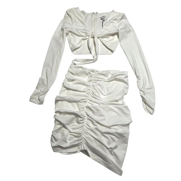 Superdown Rubena Mini Dress in White - Picture 1 of 5